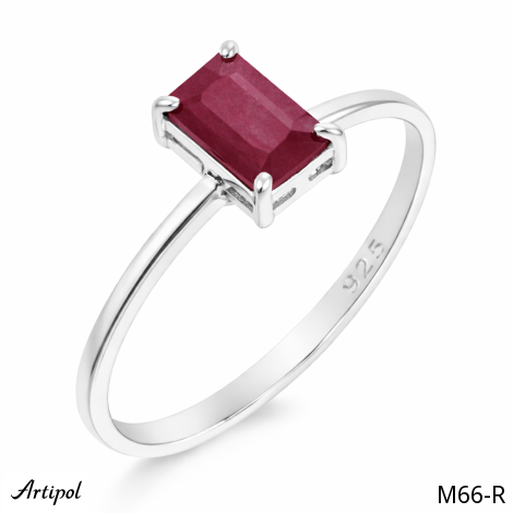 Bague M66-R en Rubis véritable