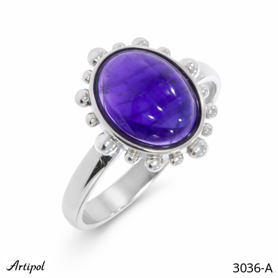 Ring 3036-A with real Amethyst