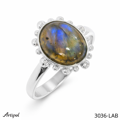 Bague 3036-LAB en Labradorite véritable