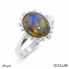 Ring 3036-LAB with real Labradorite