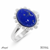 Ring 3036-LL with real Lapis lazuli