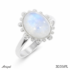 Bague 3036-PL en Pierre de lune véritable
