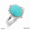 Ring 3036-TQ with real Turquoise