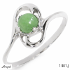 Ring 1801-J with real Jade