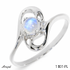 Ring 1801-PL mit echter Mondstein