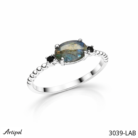Bague 3039-LAB en Labradorite véritable