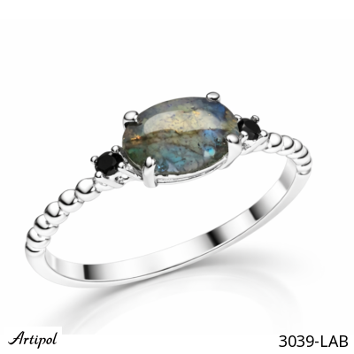 Pierścionek 3039-LAB z Labradorytem