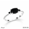 Bague 3039-ON en Onyx noir véritable