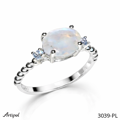 Ring 3039-PL mit echter Mondstein