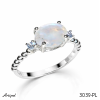 Ring 3039-PL with real Moonstone