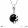 Pendant P2211-ON with real Black Onyx