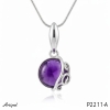 Anhänger P2211-A mit echter Amethyst