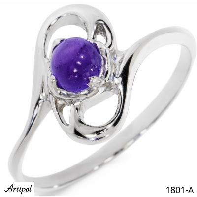 Ring 1801-A mit echter Amethyst
