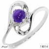 Ring 1801-A with real Amethyst