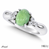 Ring 3822-J mit echter Jade