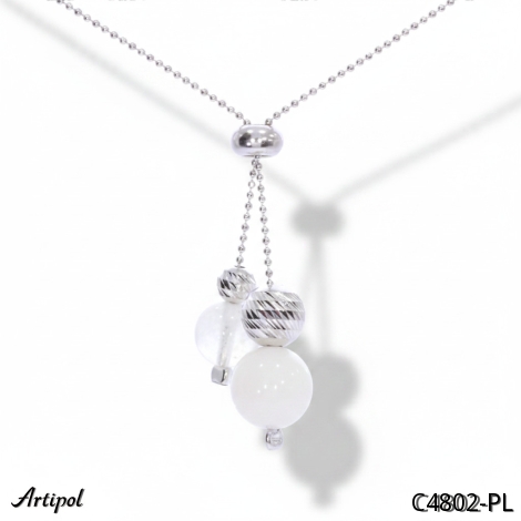 Collier C4802-PL en Pierre de lune véritable