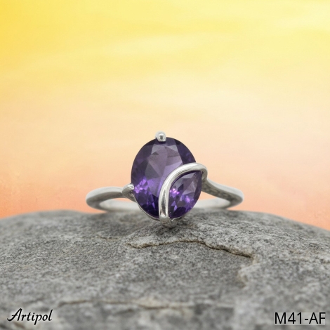 Bague M41-AF en Améthyste véritable
