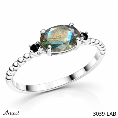 Ring 3039-LAB mit echter Labradorit