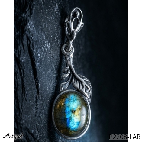 Wisiorek P2208-LAB z Labradorytem