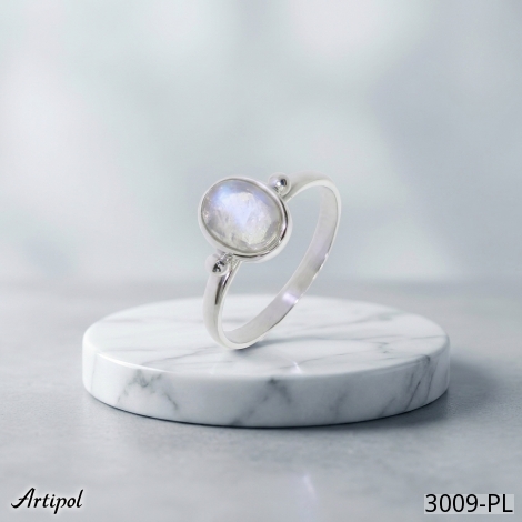 Bague 3009-PL en Pierre de lune véritable