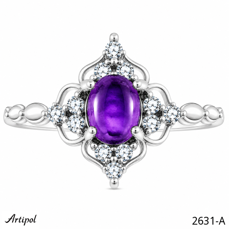 Ring 2631-A mit echter Amethyst
