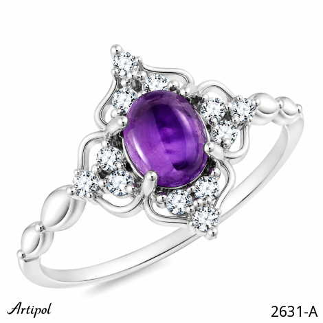 Bague 2631-A en Améthyste véritable