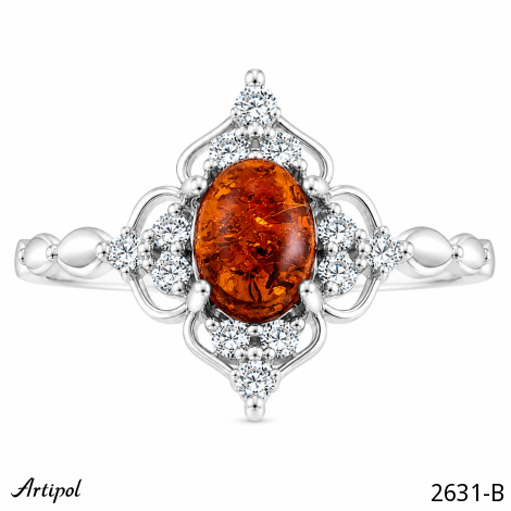 Bague 2631-B en Ambre véritable