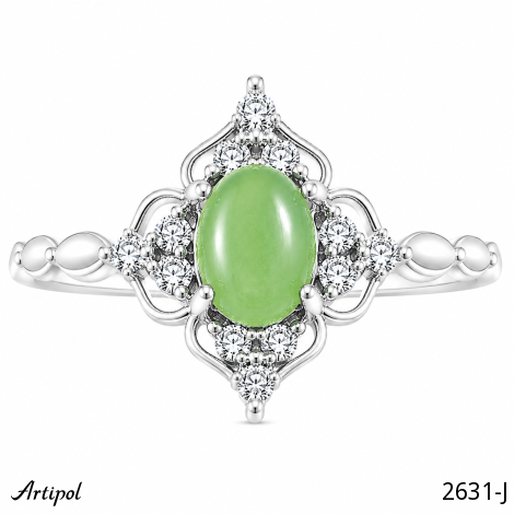 Ring 2631-J with real Jade