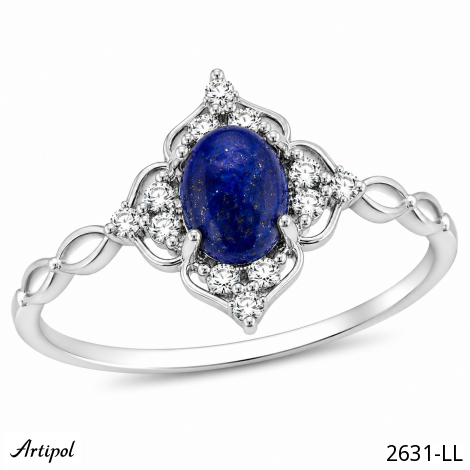 Bague 2631-LL en Lapis-lazuli véritable