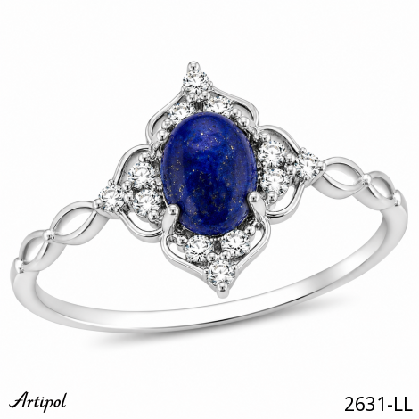 Ring 2631-LL mit echter Lapis Lazuli
