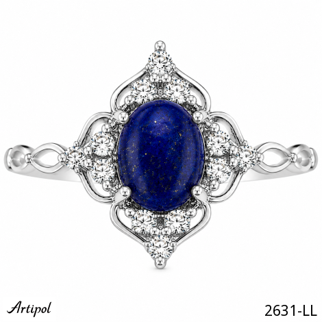 Bague 2631-LL en Lapis-lazuli véritable