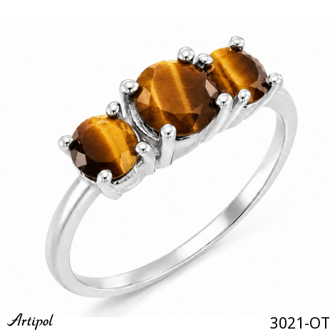 Ring 3021-OT mit echter Tigerauge