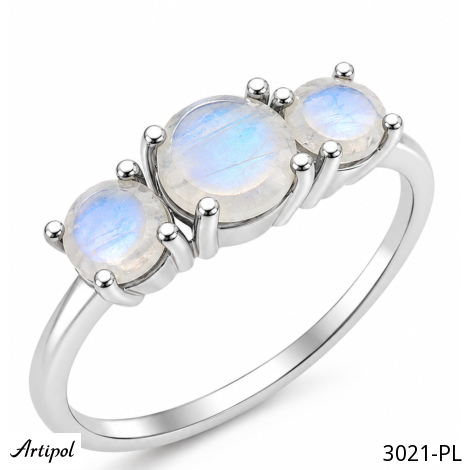 Ring 3021-PL mit echter Mondstein