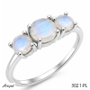 Bague 3021-PL en Pierre de lune véritable