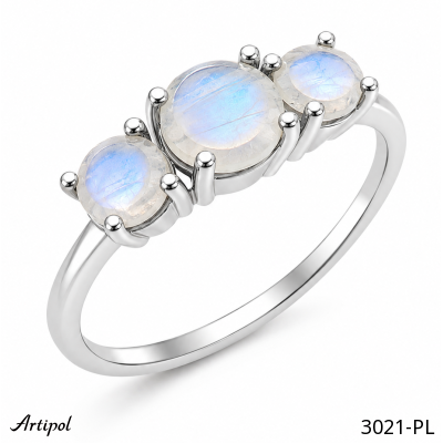 Ring 3021-PL mit echter Mondstein