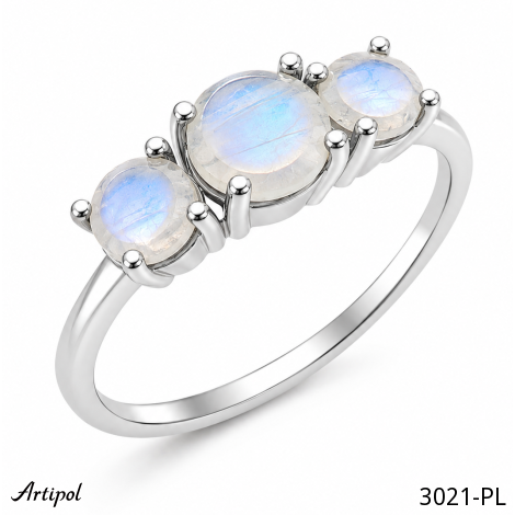 Ring 3021-PL mit echter Mondstein
