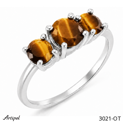 Ring 3021-OT mit echter Tigerauge