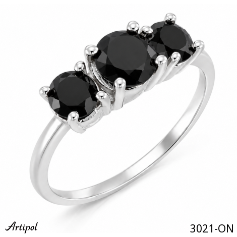 Ring 3021-ON with real Black Onyx