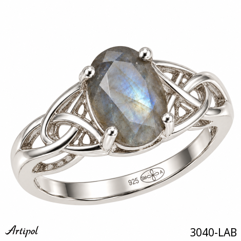 Ring 3040-LAB mit echter Labradorit