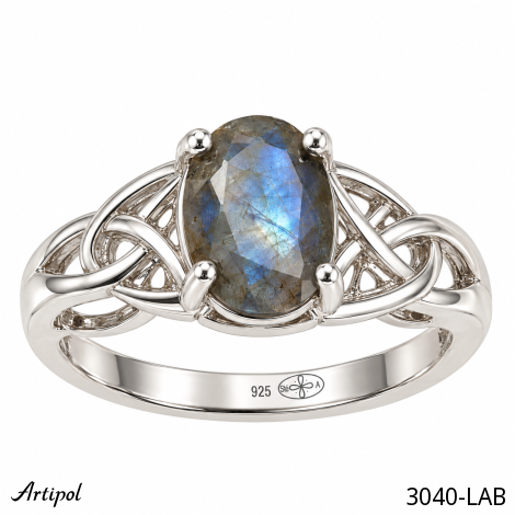 Ring 3040-LAB mit echter Labradorit