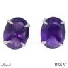 Earrings EF06-AF with real Amethyst