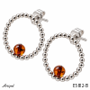 Boucles d'oreilles E5812-B en Ambre véritable