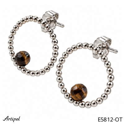 Ohrringe E5812-OT mit echter Tigerauge