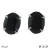 Earrings EF06-ON with real Black Onyx