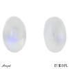 Earrings E1803-PL with real Moonstone