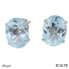 Earrings EF06-TB with real Blue topaz