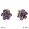 Ohrringe EF36-AFV mit echter Amethyst