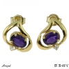 Ohrringe EF39-AFV mit echter Amethyst