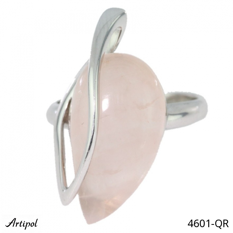 Bague 4601-QR en Quartz rose véritable