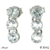 Earrings EF30-AQ with real Aquamarine